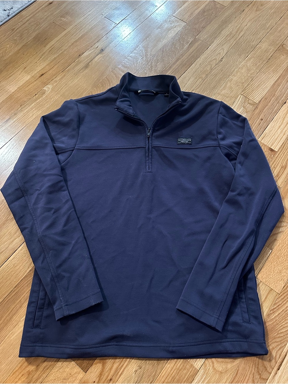 Travis Mathew Wanderlust Dark Navy Quarter Zip